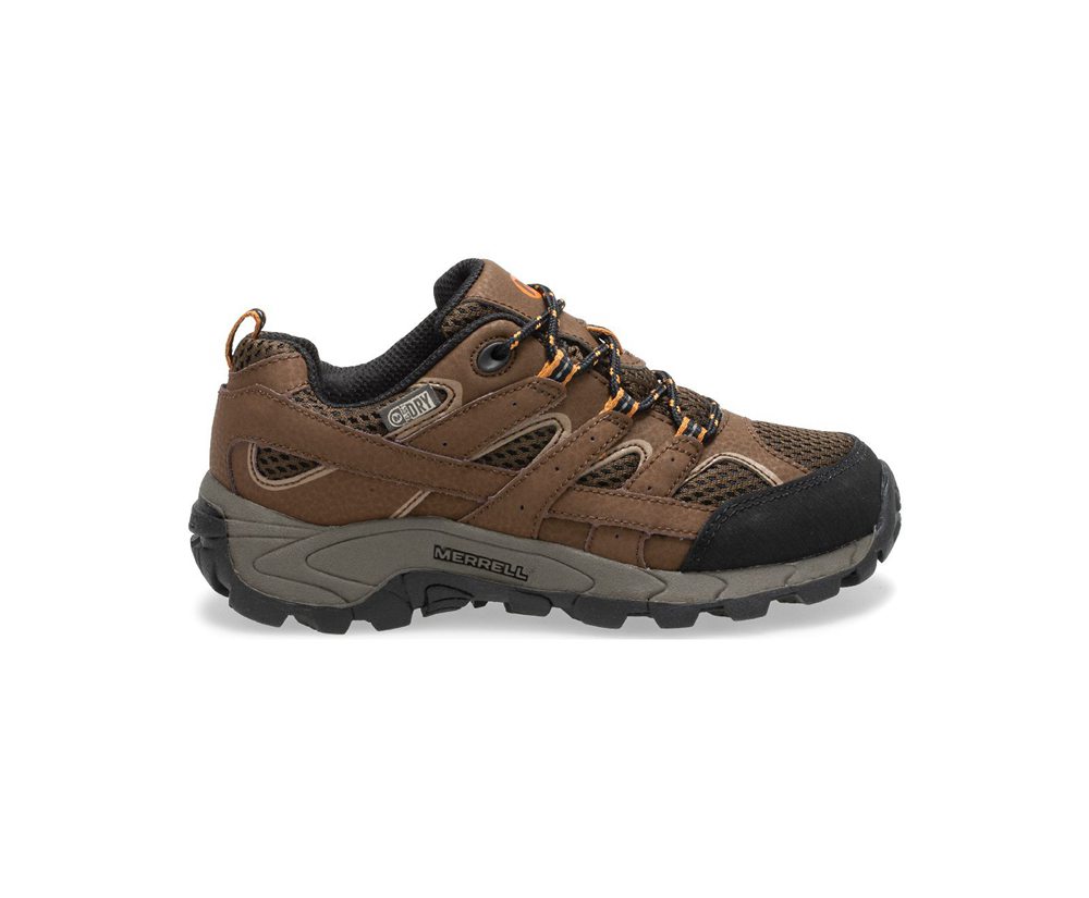 Merrell Vandresko Børn - Moab 2 Lav Lace Waterproof Sneaker - Brune - LDA257401
